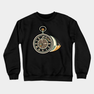 Clock-Headed Puffin Crewneck Sweatshirt